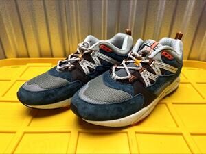Karhu Fusion 2.0 Sneakers Blue Gray Orange Mens US 10 Like New